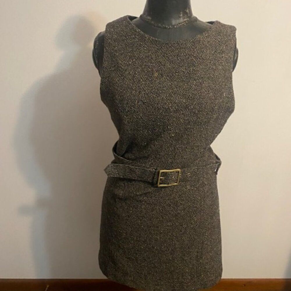 Limited America Tweed Flex of colors A-line Wool blend dress, size 6